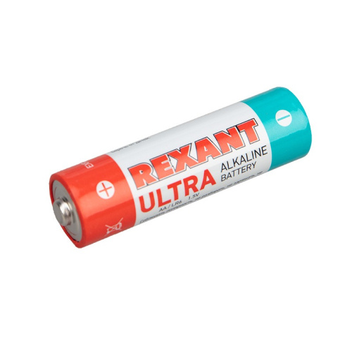 картинка Батарейка алкалиновая ультра AA/LR6 1,5V 2 шт.  (пальчик) блистер REXANT от магазина Сантехстрой