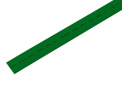 картинка Трубка термоусаживаемая ТУТ 15,0/7,5мм,  зеленая,  упаковка 50 шт.  по 1м,  PROconnect от магазина Сантехстрой