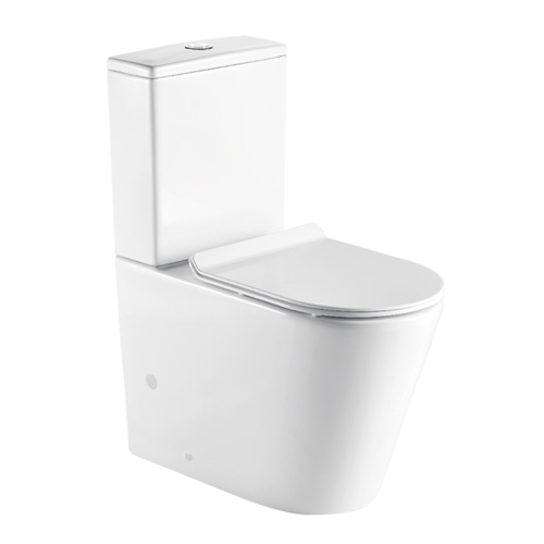 картинка Унитаз-компакт Azario Maro 670x380x850 напольный, безободковый, с бачком и сиденьем микролифт (AZ-2125A-R) от магазина Сантехстрой