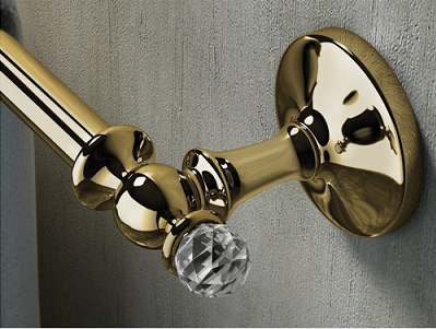 картинка Полотенцедержатель Art&Max  Antic Crystal  AM-2624SJ-Br  бронза от магазина Сантехстрой