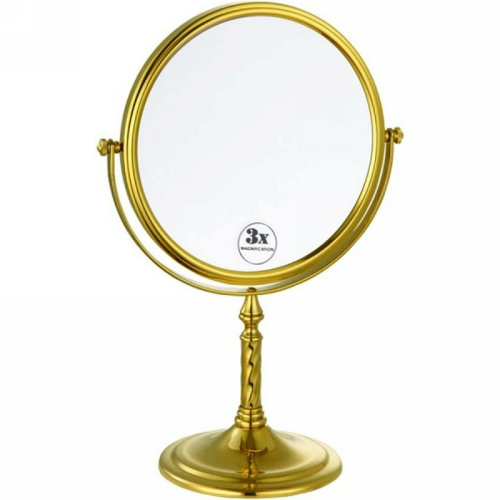 картинка Косметическое зеркало Boheme Imperiale 504 с увеличением Золото от магазина Сантехстрой