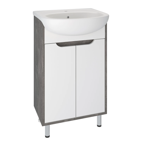 картинка Тумба под раковину Runo железный камень (под умывальник Уют 50) Эко 50 (00-00001337) от магазина Сантехстрой