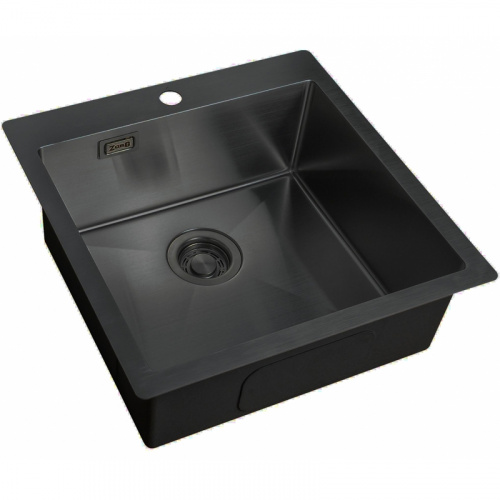 картинка Кухонная мойка ZorG Light Grafit ZL R 510510 GRAFIT Графит от магазина Сантехстрой