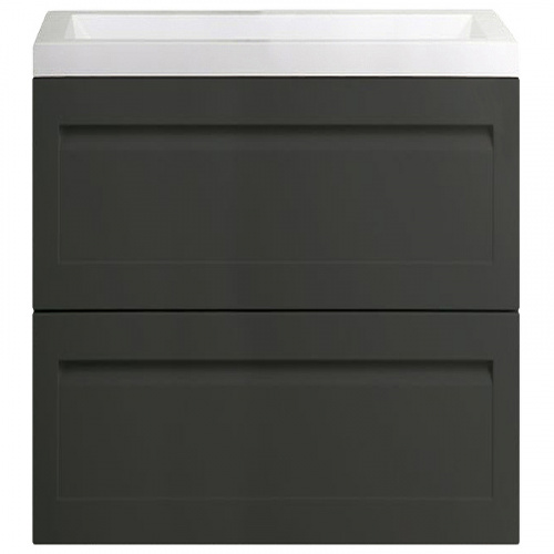 картинка Тумба под раковину Art&Max am-platino-580-2c-so-gm Серая от магазина Сантехстрой
