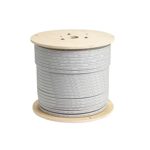 картинка Нагревательный кабель саморегулируемый DEVI-Pipeguard™ 33 серый (катушка ~250 м, ±10%) от магазина Сантехстрой