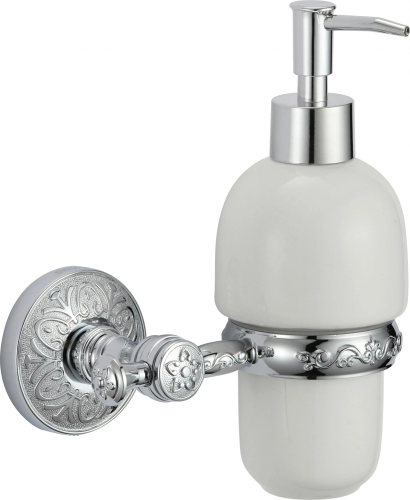 картинка Дозатор для жидкого мыла с настенным держателем Savol 58а (S-005831A) от магазина Сантехстрой