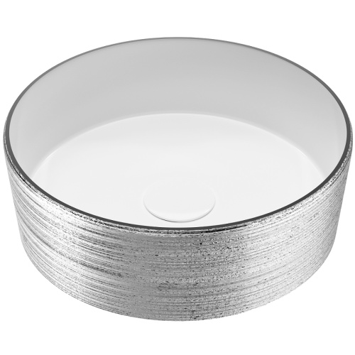 картинка Раковина-чаша Grossman 35 GR-5020SW Серебро Белая от магазина Сантехстрой