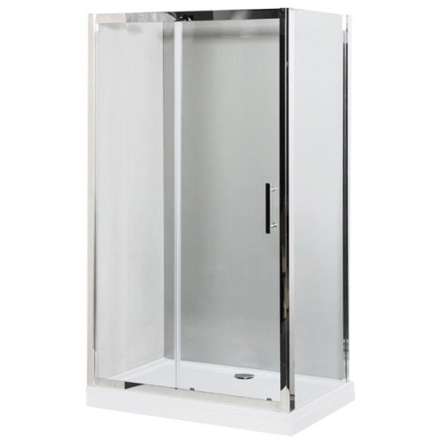 картинка Душевой уголок Aquanet Delta NPE1131 140x80 профиль Хром, стекло прозрачное от магазина Сантехстрой