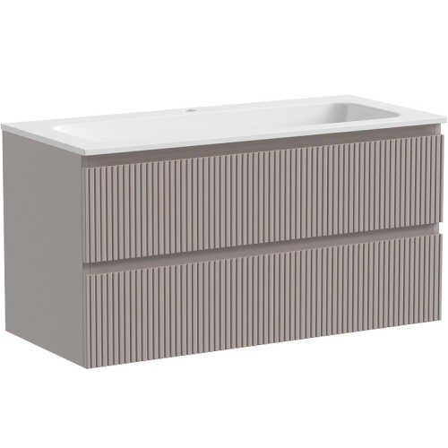 картинка Тумба под раковину Sancos Snob T 100 SNT100SM подвесная Doha Soft от магазина Сантехстрой