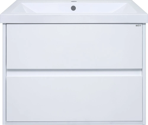 картинка Тумба с раковиной Misty Алиса 50 подвесная, белая (Э-Али01050-011П2Я+4627173210294) от магазина Сантехстрой