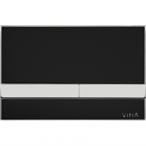 картинка Клавиша смыва Vitra Select 740-1101 Черный Глянец Хром от магазина Сантехстрой