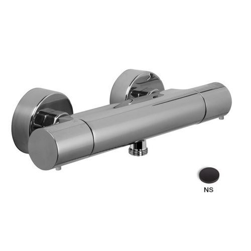 фотография смеситель душ термостат черный мат fima carlo frattinitherm f42751ns
