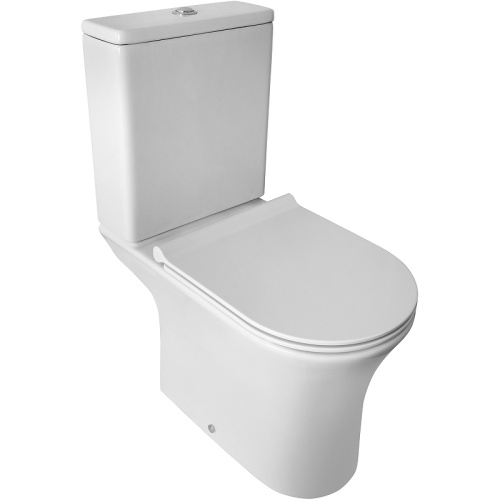 картинка Чаша напольного унитаза Jacob Delafon ALEO безободковый, крепления в комплекте, белый (UJAL102-0) от магазина Сантехстрой