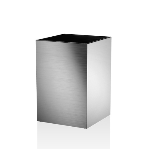 картинка DECOR WALTHER DW 112 Корзина для бумаги 20x20x30см, цвет: сталь полированная от магазина Сантехстрой