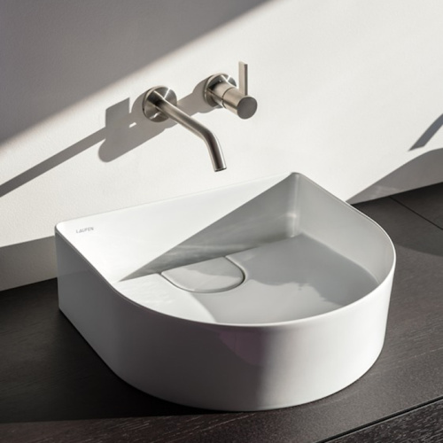 картинка Laufen Sonar Раковина 410x365х130мм без перелива, без отв. под смеситель, цвет: белый от магазина Сантехстрой