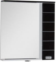 картинка Зеркальный шкаф Aquanet 00171082 Черный от магазина Сантехстрой