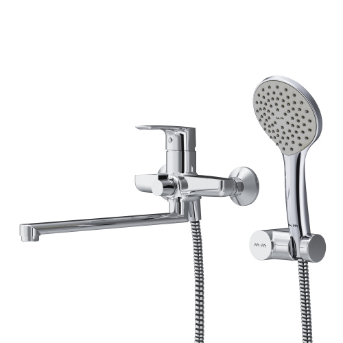изображение f90a95000 gem, смеситель д/ванны/душа, излив 320 мм, душевой набор, хром, шт.