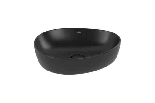 картинка Раковина накладная Villeroy & Boch Antao 510x400x146 мм, цвет Pure Black 4A73 51 R7 00337439 от магазина Сантехстрой