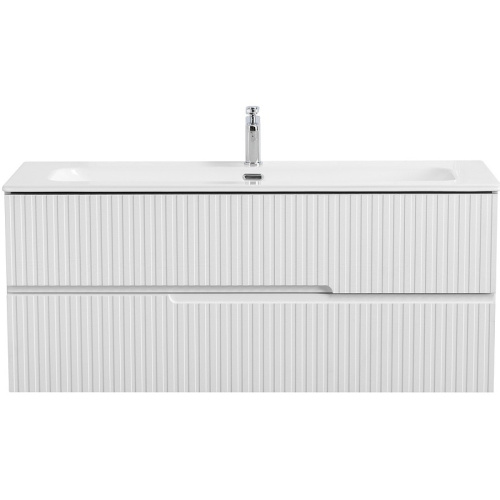 картинка Тумба под раковину Cezares Duet-N 120 DUET-N-1200-2C-SO-FBS-P подвесная Ясень Белый Софт от магазина Сантехстрой
