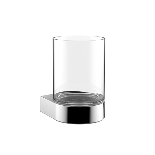 картинка Emco Flow Стакан подвесной хрустальное стекло прозр., цвет хром от магазина Сантехстрой