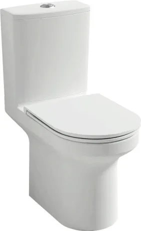 картинка Унитаз-компакт безободковый с сиденьем микролифт Jacob Delafon Elite E20997-00 от магазина Сантехстрой