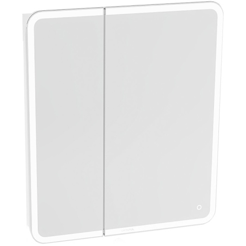 картинка Зеркальный шкаф Grossman Адель 70 207004 с подсветкой Белый от магазина Сантехстрой