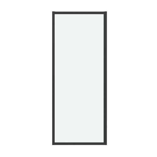картинка Душевая перегородка 200.K33.02.90.21.00 Cosmo (90*195) черный матовый, стекло прозрачное, 1 место от магазина Сантехстрой