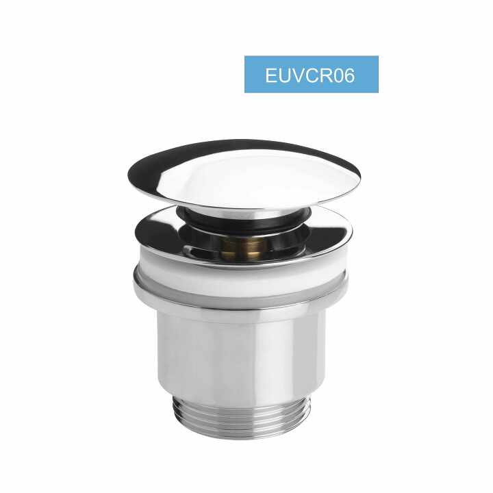 картинка Слив для умывальник CLICK - CLACK, латунный, хром от магазина Сантехстрой