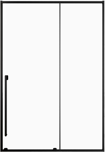 картинка Душевая дверь Allen Brau Fantasy 140 3.11008.31 черный матовый от магазина Сантехстрой