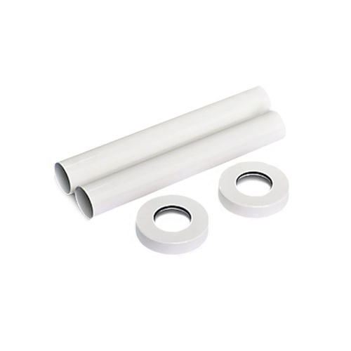 картинка Комплект декоративных трубок SR Rubinetterie 160хD 18-20-1/2" цвет белый от магазина Сантехстрой