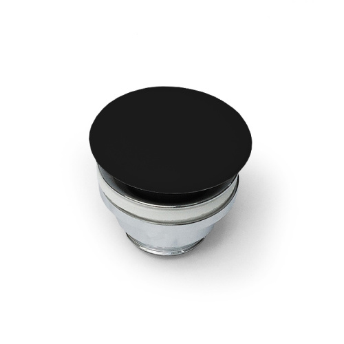 картинка Artceram Донный клапан для раковин универсальный, покрытие керамика, цвет черный матовый от магазина Сантехстрой