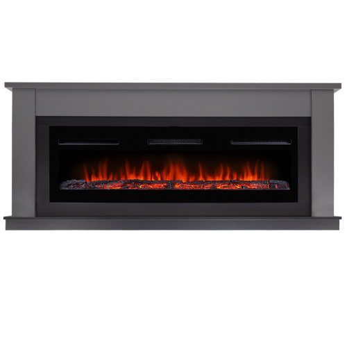 картинка Каминокомплект:Очаг Electrolux Infinity EFP/P-1600ULS, портал Canto Long графит, черный от магазина Сантехстрой