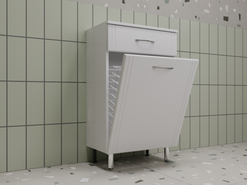 картинка Комод ТН  500 (1 ящ.,корзина) 840*500*303 от магазина Сантехстрой