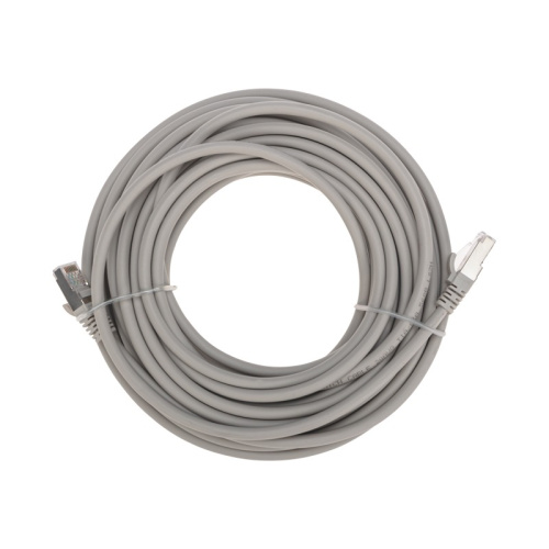 картинка Патч-корд S/FTP CAT 6A (10G),  RJ45-RJ45, 28AWG, LSZH,  серый,  10м REXANT от магазина Сантехстрой