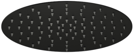 картинка Верхний душ Nobili AD139/121BM 25 см Velvet black черный матовый от магазина Сантехстрой