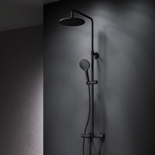 картинка F0780522 Like душ.система, набор: смеситель д/ванны/душа с термостатом, верх.душ.d 220 мм, ручной ду от магазина Сантехстрой