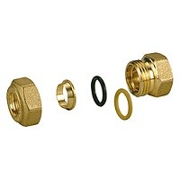 картинка Фитинг с внутренней резьбой 1/2"x12, конусное соединение от магазина Сантехстрой