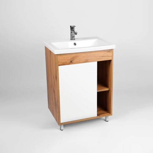 картинка Тумба VIANT "Бостон" COMO 50 1 ств  380х460х820 (VBOS50CO-T1ST) от магазина Сантехстрой