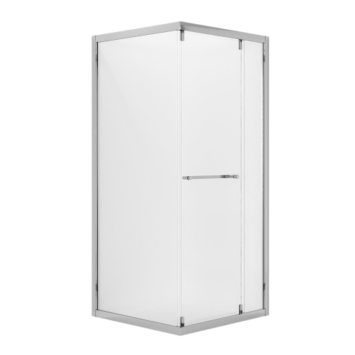 картинка Душевое ограждение Niagara Nova NG-6635-34 (100х100х195) квадрат,хром,двери раздвижные,стекло прозрачное,1 место от магазина Сантехстрой