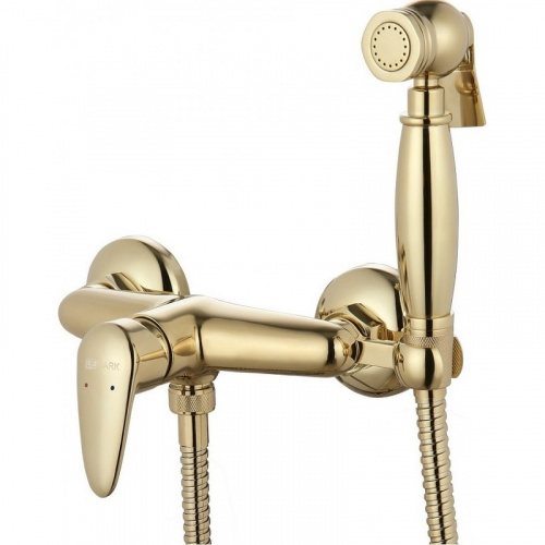картинка Гигиенический душ со смесителем Lemark Pramen LM3318G Золото от магазина Сантехстрой