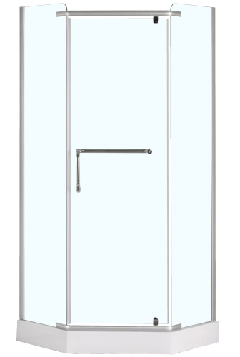 картинка Душевое ограждение Loranto B 90х90х200, с низким поддоном 13 см. (CS-816S) от магазина Сантехстрой