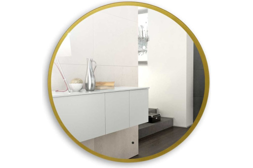 картинка Зеркало c подсветкой Art&Max Sanremo AM-San-770-DS-F-Gold от магазина Сантехстрой