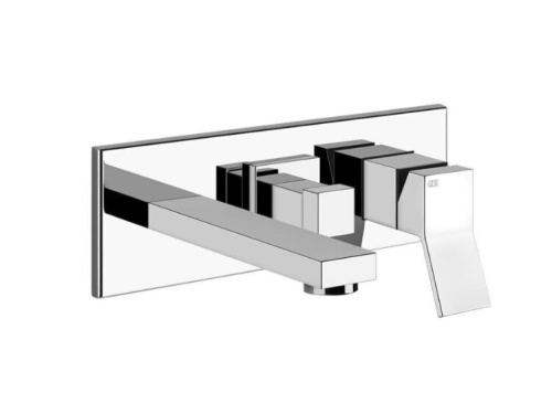 изображение смеситель для ванны и душа, gessi, rettangolo k, цвет-хром