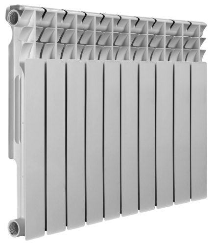 картинка Радиатор биметаллический AZARIO BM500/80 10 секций, белый (BM500/80/10) от магазина Сантехстрой