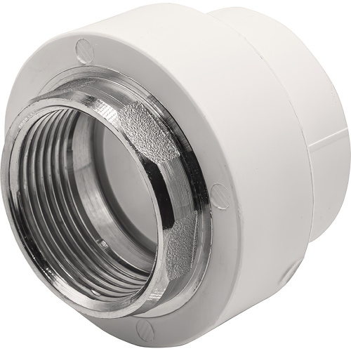 картинка Муфта THERMOLIGHT комбинированная PP-R ВР 40х1 1/4quot; под ключ белый (5/60) от магазина Сантехстрой