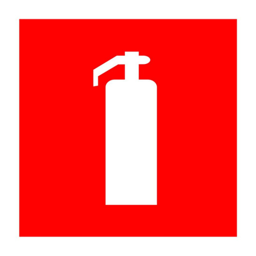 картинка Наклейка знак пожарной безопасности «Огнетушитель» 150х150 мм REXANT от магазина Сантехстрой
