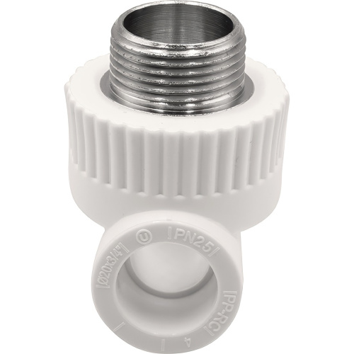 картинка Тройник THERMOLIGHT комбинированный PP-R НР 20х3/4х20 белый (10/120) от магазина Сантехстрой