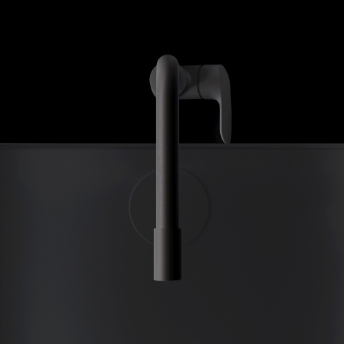 картинка F8005722 Like, смеситель для кухни с каналом для питьевой воды, L-излив, черный матовый, шт. от магазина Сантехстрой