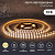 картинка Лента светодиодная 12В,  SMD5050, 14,4Вт/м,  60 LED/м,  2700К,  10мм,  5м,  для БП с клеммами,  IP20 LAMPER от магазина Сантехстрой