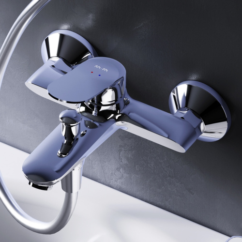 фото f85c10000 sunny, смеситель для ванны и душа, хром, шт